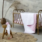 Nima Βρεφικό Κουβερλί Nene 100x140cm Pink