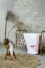 Nima Βρεφικό Κουβερλί Nene 100x140cm Pink