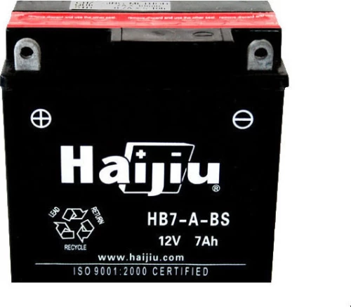 Μπαταρία Μοτοσυκλέτας Haijiu Hb7-A-Bs 12V 7Ah