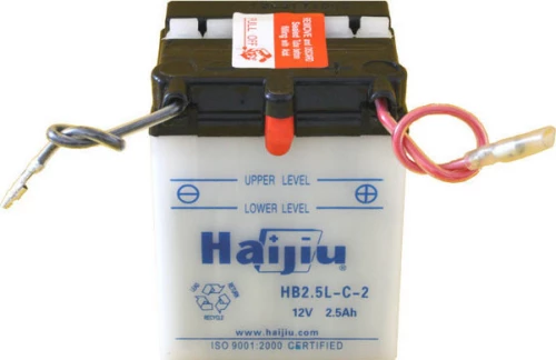 Μπαταρία Μοτοσυκλέτας Haijiu Hb2.5L-C-2 12V 2.5Ah