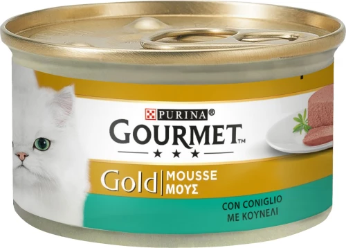 Purina Gourmet Gold Κουνέλι Πατέ 85gr