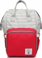 Naibei Τσάντα Πλάτης Μωρού Grey/Red