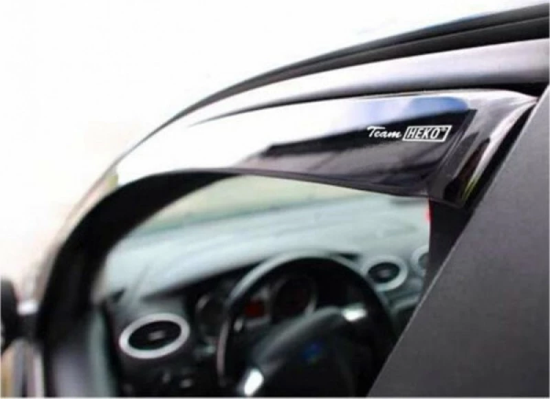 Heko Σετ Ανεμοθραύστες Μπροστινοί / Πίσω για VW Polo 5D 2017 4τμχ