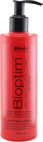Bioshev Professional Bioptim Hair Moisturizing Cream Hot Works 250ml