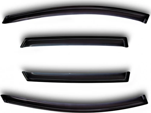 Novline Σετ Ανεμοθραύστες Μπροστινοί / Πίσω για Mazda 6 4D 2007-2012 4τμχ