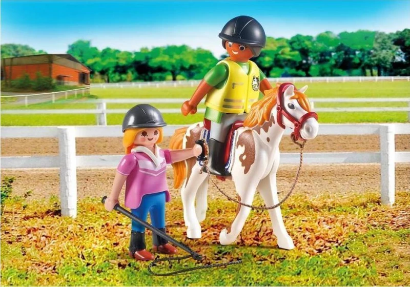 9258 PLAYMOBIL Προπονήτρια και Αθλήτρια Ιππασίας