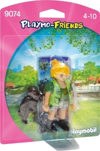 Playmobil 9074 Collectable Playmo-Friends Zookeeper with Baby Gorilla