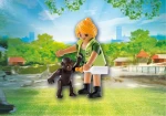 Playmobil 9074 Collectable Playmo-Friends Zookeeper with Baby Gorilla