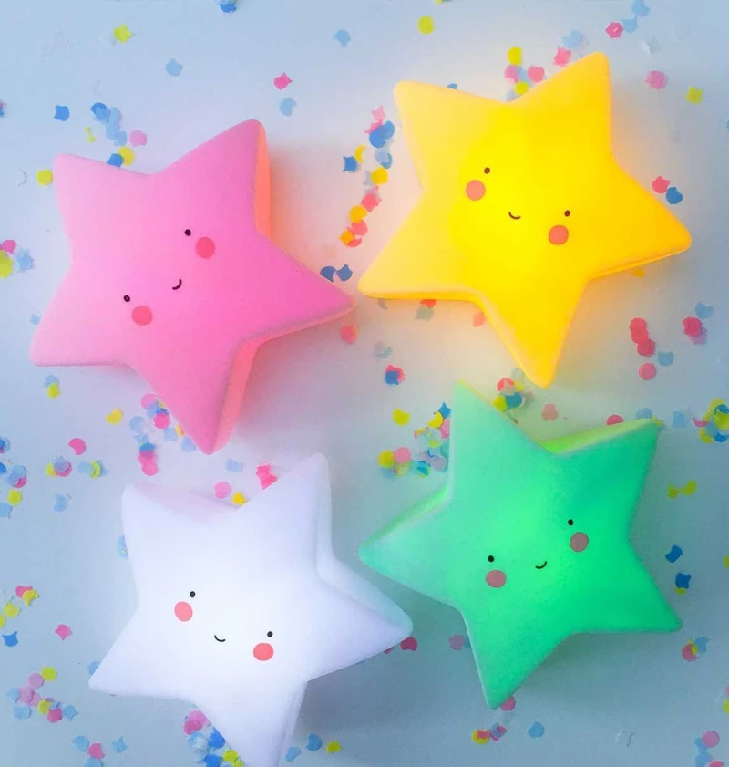 Little Lovely Company Mini Star Light Yellow