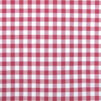 Loneta Τραπεζομάντηλο Menorca 301 Καρό Λευκό/Ροζ 140x140cm (1τμχ)