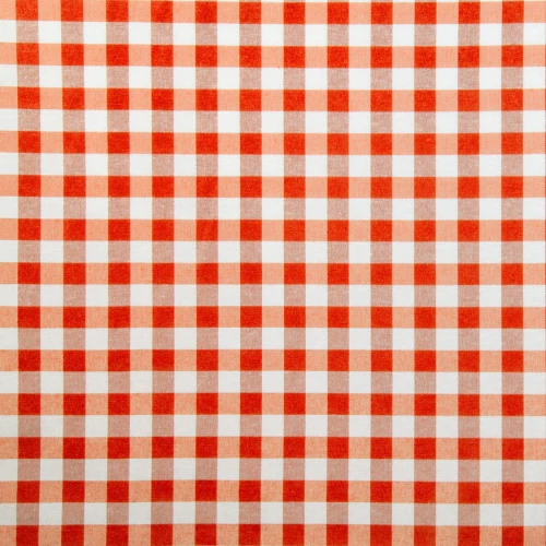 Loneta Τραπεζομάντηλο Menorca 501 Καρό Λευκό/Πορτοκαλί 140x140cm (1τμχ)