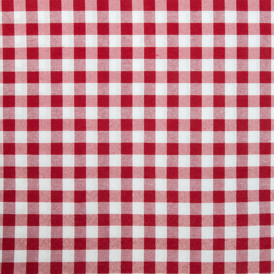 Loneta Τραπεζομάντηλο Menorca 401 Καρό Λευκό/Κόκκινο 250x140cm (1τμχ)