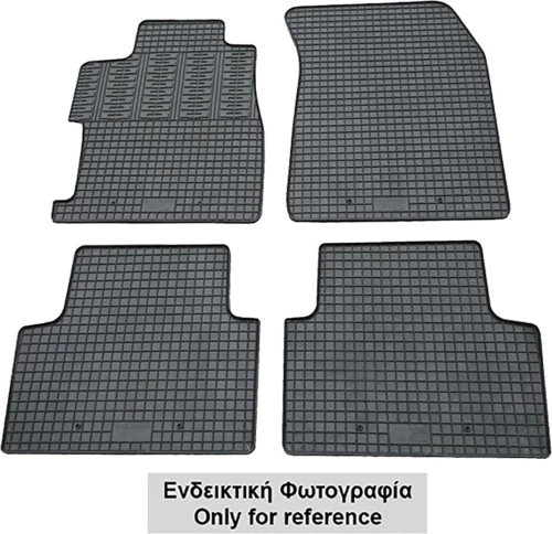 Cik Σετ Πατάκια 4τμχ από Λάστιχο για Mercedes Benz C-Class 2015+
