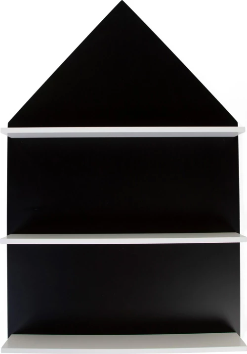 Ξύλινο Ράφι - Μαυροπίνακας 60 x 11 x 90 cm