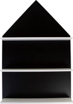 Ξύλινο Ράφι - Μαυροπίνακας 60 x 11 x 90 cm