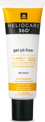 Heliocare 360 Gel Oil-Free Dry Touch SPF50 50ml