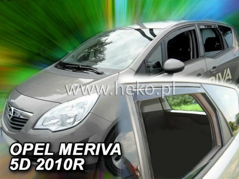 Heko Σετ Ανεμοθραύστες Μπροστινοί / Πίσω για Opel Meriva 5D 2003 4τμχ