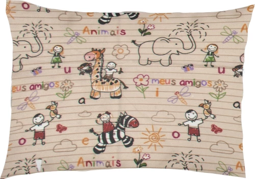 Dimcol Μαξιλαροθήκη Africa 50x70cm 145 Beige
