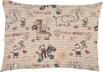 Dimcol Μαξιλαροθήκη Africa 50x70cm 145 Beige