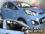 Heko Σετ Ανεμοθραύστες Μπροστινοί για Kia Picanto II 2011 2τμχ