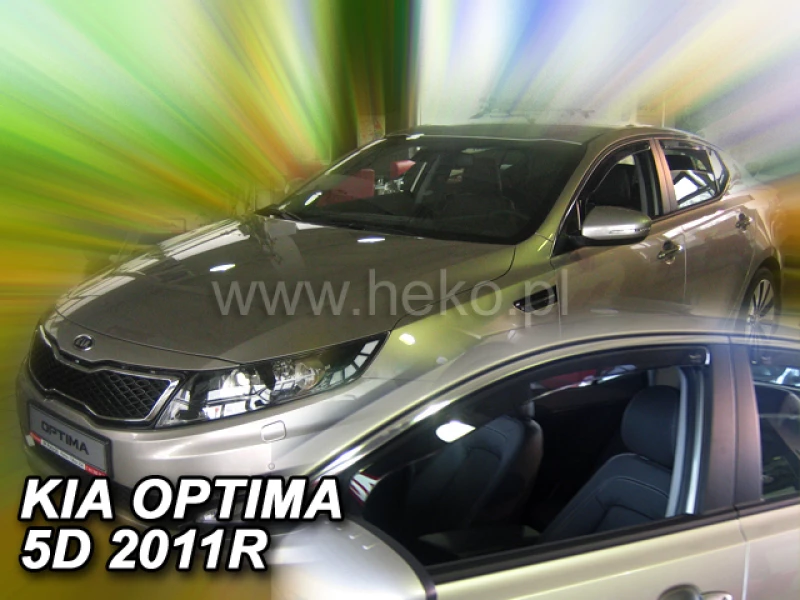 Heko Σετ Ανεμοθραύστες Μπροστινοί για Kia Optima 5D 2011 2τμχ
