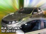 Heko Σετ Ανεμοθραύστες Μπροστινοί για Kia Optima 5D 2011 2τμχ