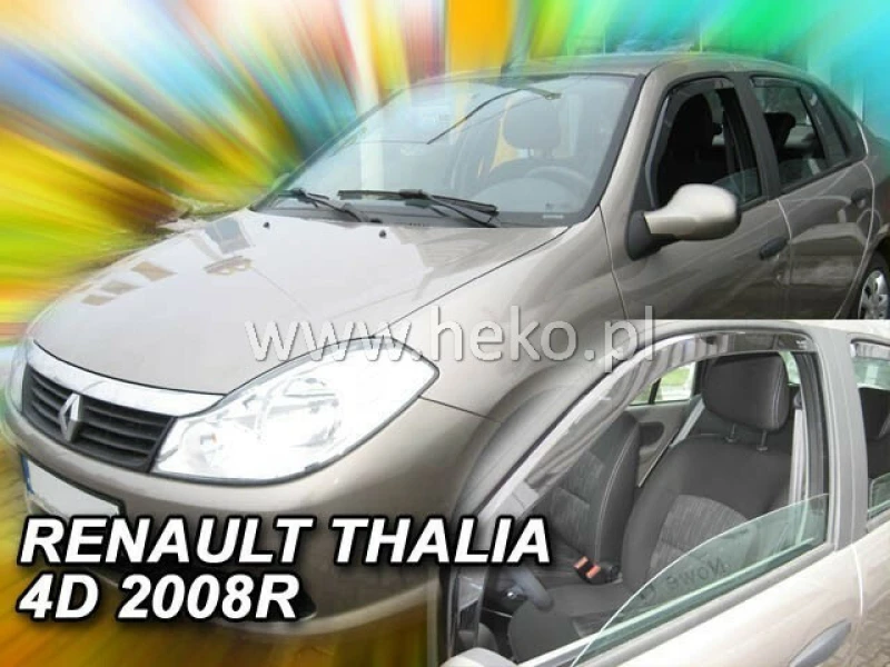 Heko Σετ Ανεμοθραύστες Μπροστινοί για Renault Thalia 4D 10 / 2008 2τμχ