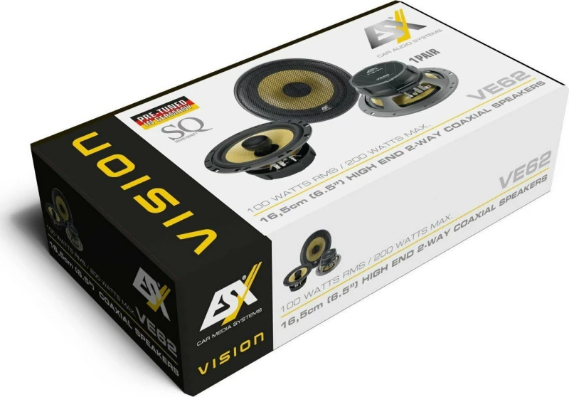 Esx Vision Ve62 Ηχεία Αυτοκινήτου 2 Δρόμων 6.5'' 100Wrms