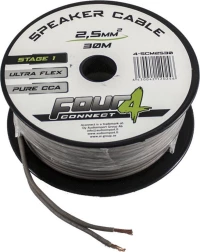 Four Connect 4-SCM2530 Καλώδιο Ηχείων 2x 2.5mm2 Σε Mini Κουλούρα Μήκους 30m