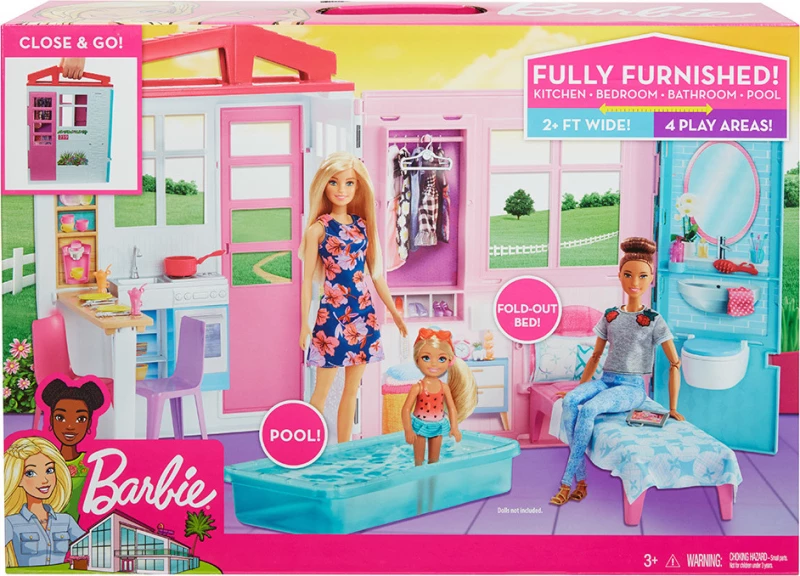 Barbie Νεο Σπιτακι - Βαλιτσακι - FXG54