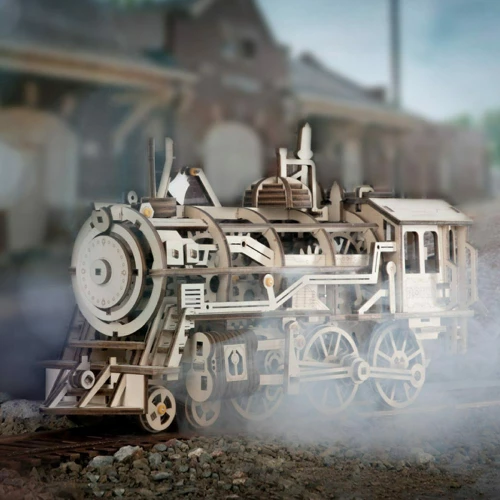 model kit Locomotive 37 cm MDF 350 parts