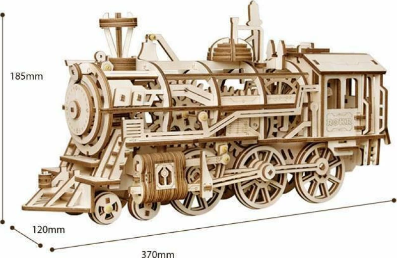 model kit Locomotive 37 cm MDF 350 parts