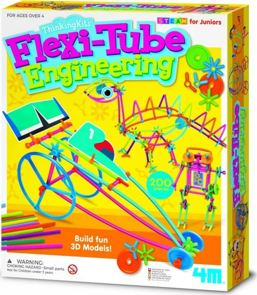 4M Κατασκευή με Καλαμάκια Flexi-tube