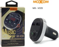 Moxom Mx-Vc05 Music Car Charger Dual Usb Port Charger Black