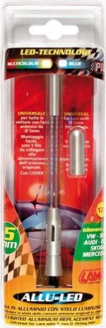 Lampa Κεραια Χρωμιο Me Led Μπλε Audi/Opel/Seat