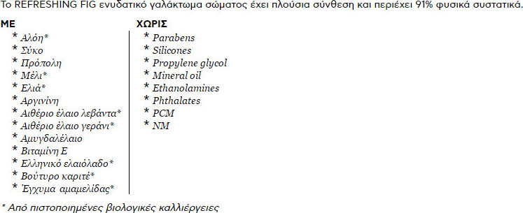 Apivita Refreshing Fig Ενυδατικό Γαλάκτωμα Σώματος 200ml