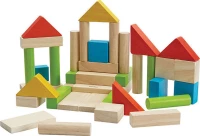 Plan Toys Τουβλάκια Χρωματιστά 40τμχ