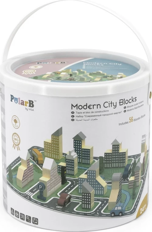 Viga Toys Modern City Blocks 56τμχ