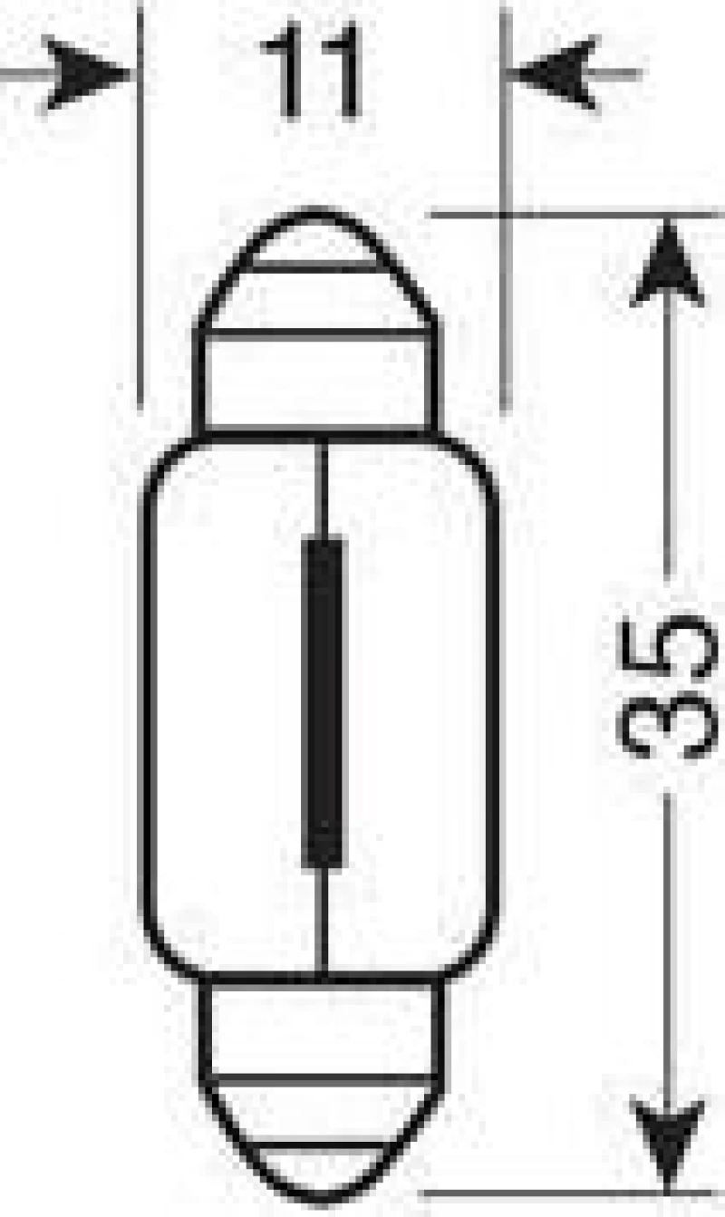 Lampa C5W Festoon Lamp 12V 10τμχ