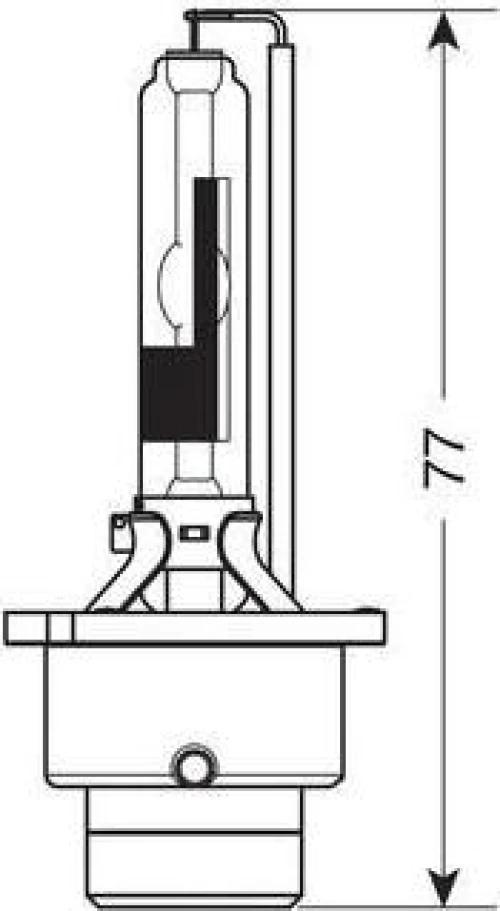 Lampa D2R HID Xenon 6000K 12V 1τμχ