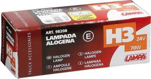 Lampa H3 Halogen 42mm 24V 1τμχ
