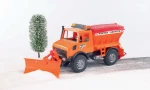 bruder MB Unimog winter service with snow blade, model vehicle, (02572)