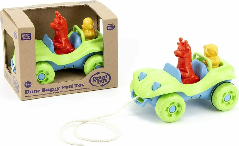 Green Toys Αγωνιστικό Όχημα Αμμόλοφων Πράσινο