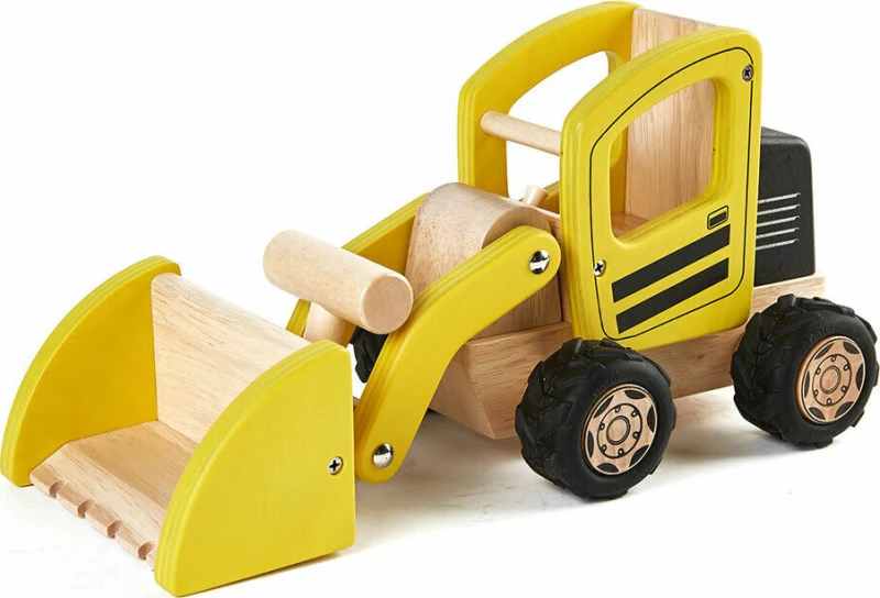 Pin Toys Ξύλινος Φορτωτής Εργοταξίου