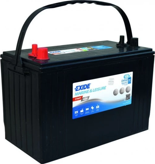 Μπαταρία Marine Agm Exide Em960 100Ah 800En