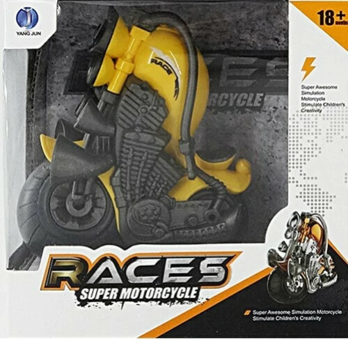 Μηχανή Races OEM 10 εκ. Κωδ.35053 Κίτρινο