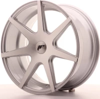 Japan Racing Wheels JR20 18x8.5 ET25-40 Silver Machined Face