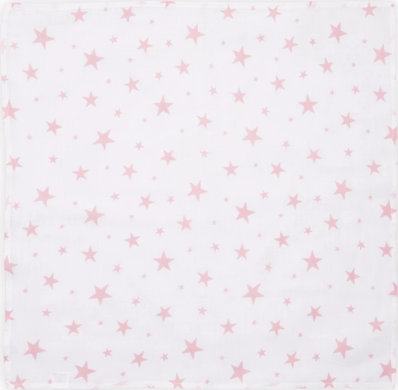 Lorelli Πάνα Αγκαλιάς Stars Pink 80x80cm