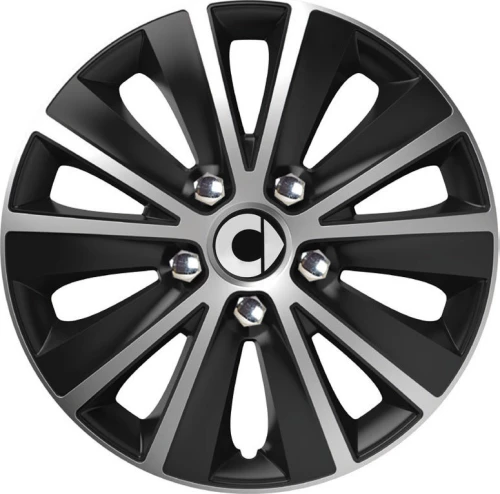 Versaco Σετ Τάσια Αυτοκινήτου Rapide Nc με σήμα Smart 4τμχ 15" Ασημί/Μαύρο