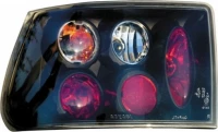 Lampa Πίσω Φανάρια Μαύρα για Opel Astra F 2τμχ